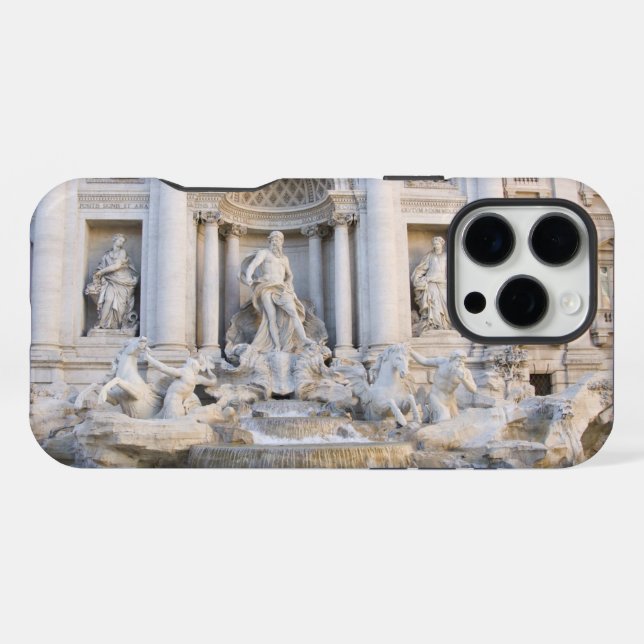 Trevi Fountain iPhone Case (Back Horizontal)