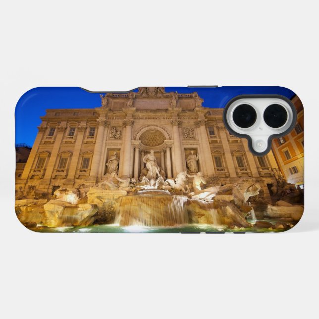 Trevi Fountain iPhone Case (Back Horizontal)