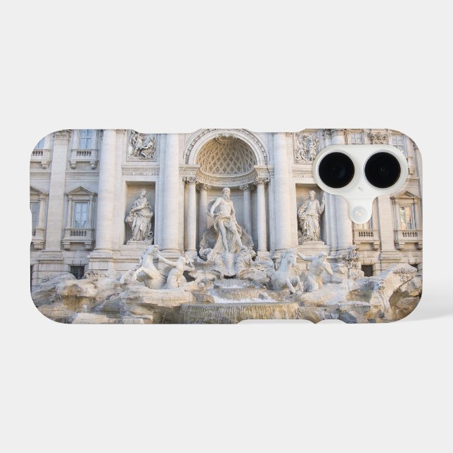 Trevi Fountain iPhone Case (Back Horizontal)