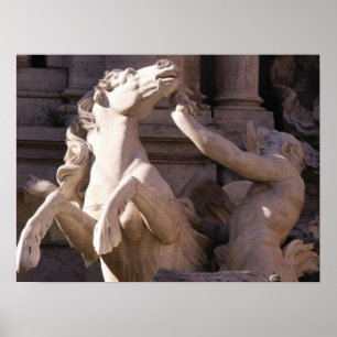 Trevi Fountain, Italy Poster