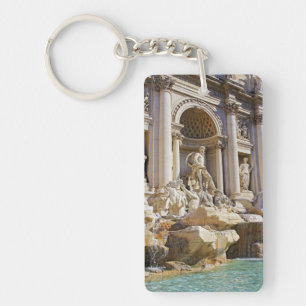 Trevi fountain keychain