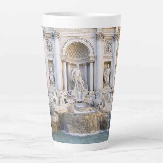 Trevi Fountain Latte Mug (Front)