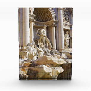 Trevi fountain photo block