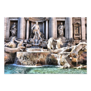 TREVI FOUNTAIN PHOTO PRINT
