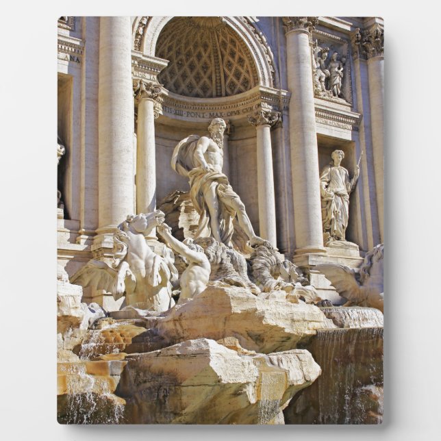 Trevi fountain plaque (Front)