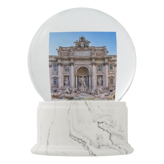 Trevi fountain, Roma, Italy Snow Globe (Front)