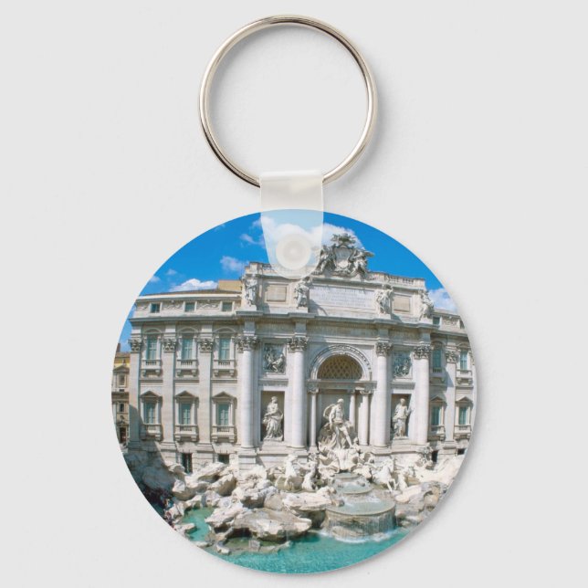 Trevi-Fountain-Rome-Italy-[kan.k].JPG Keychain (Front)