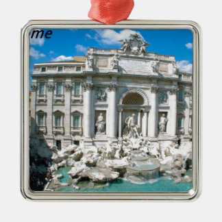 Trevi-Fountain-Rome-Italy-[kan.k].JPG Metal Ornament