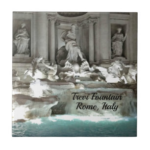 Trevi Fountain, Rome Italy Tile