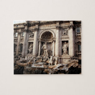 Trevi Fountain Rome Italy Travel Jigsaw Puzzle