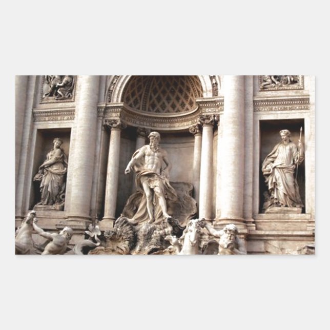 Trevi Fountain Rome Italy Travel Sticker (Front)