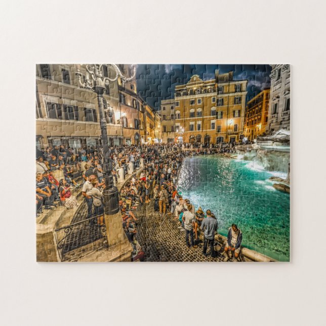 Trevi Fountain Rome. Jigsaw Puzzle (Horizontal)