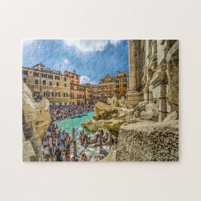 Trevi Fountain Rome. Jigsaw Puzzle (Horizontal)