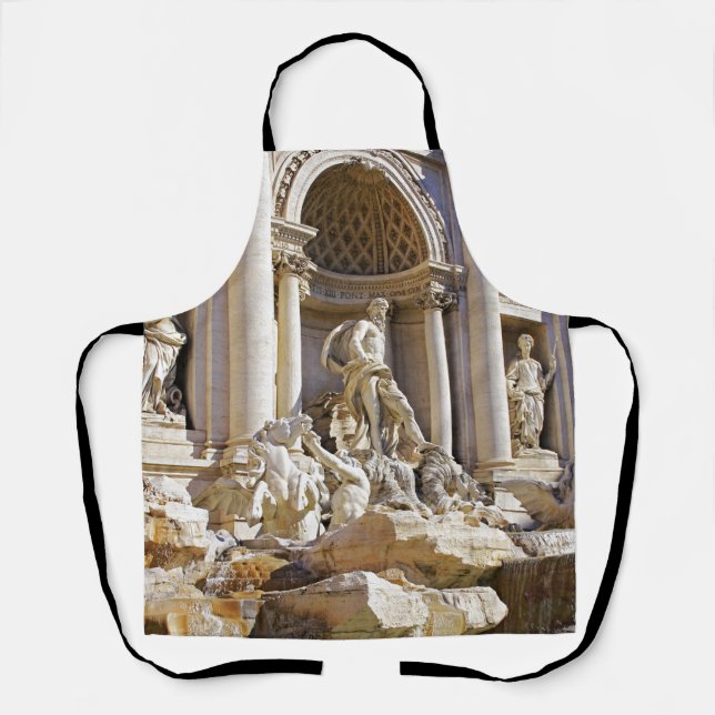 Trevi Fountain Rome Photography Apron (Front)
