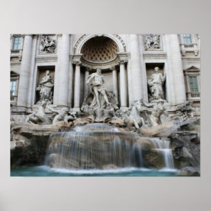 Trevi Fountain Rome Poster