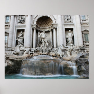 Trevi Fountain Rome Poster