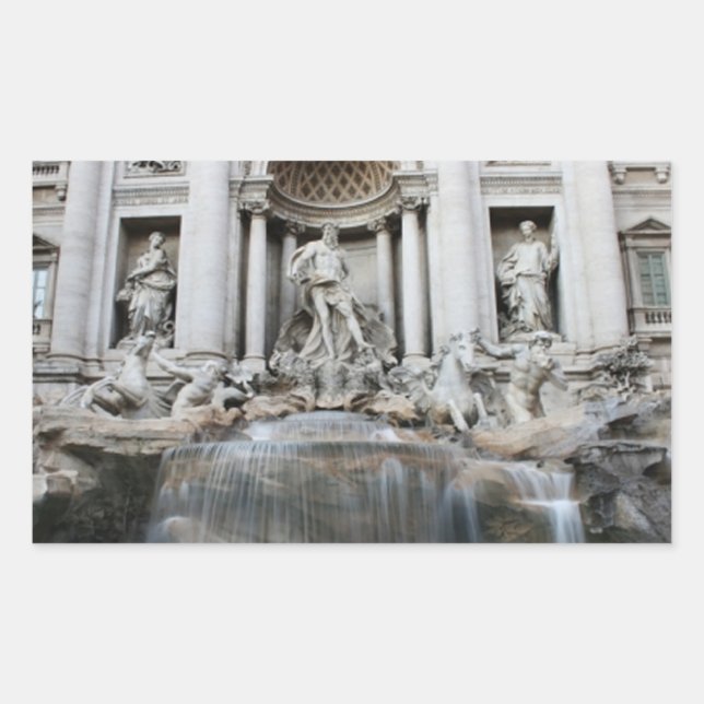 Trevi Fountain Rome Sticker (Front)