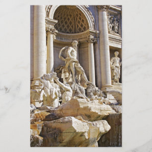 Trevi fountain stationery