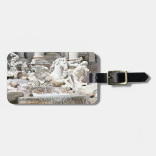 Trevi Fountain Triton and Horse in Rome, Italy Luggage Tag