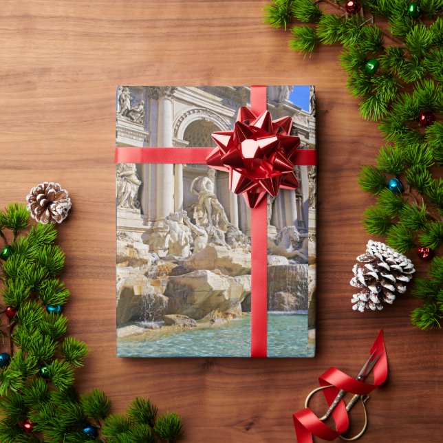 Trevi fountain wrapping paper (Holiday Gift)