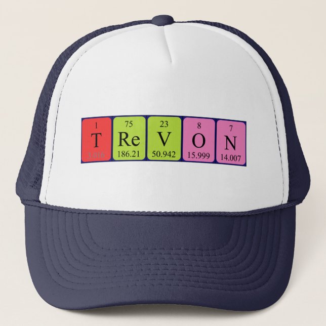 Trevon periodic table name hat (Front)