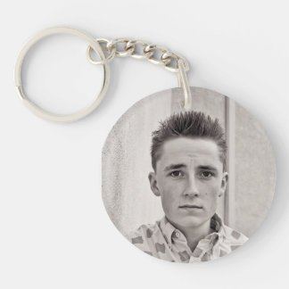 Trevor and Austin Double Sided Keychain