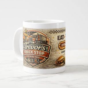 Trevor's Truck Stop Large Coffee Mug