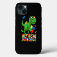 Trex Autism Awareness Month Puzzle Dinosaur Autism