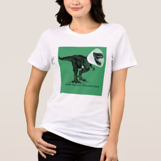 TRex cone of shame Jennifer ellen Cook Tri-Blend Shirt
