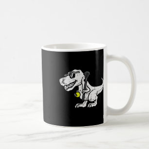 Trex Dinosaur Lacrosse Funny Lax Player Goalie Kid Coffee Mug