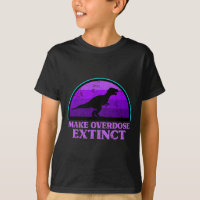 Trex Dinosaur Purple Make Overdose Extinct Awarene