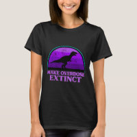 Trex Dinosaur Purple Make Overdose Extinct Awarene