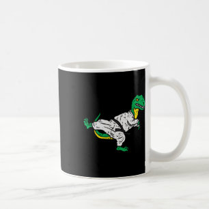 Trex Karate Taekwondo Black Belt Funny Dinosaur Ma Coffee Mug