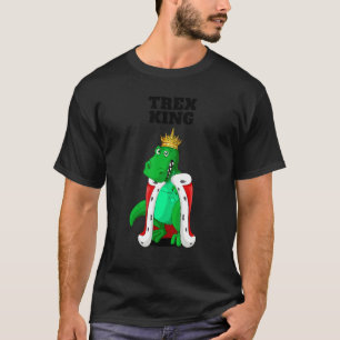 Trex King Boys Rex Dinosaur Mens Tyrannosaurus 1 T-Shirt