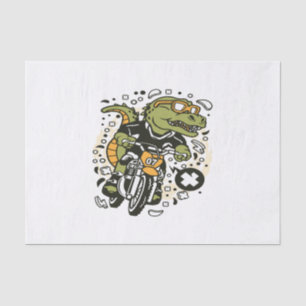 Trex Motocross Rider Tissue Paper
