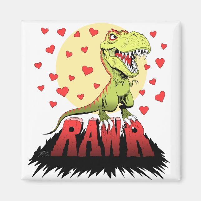 Trex Rawr Magnet (Front)
