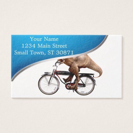Trex riding bike business card
