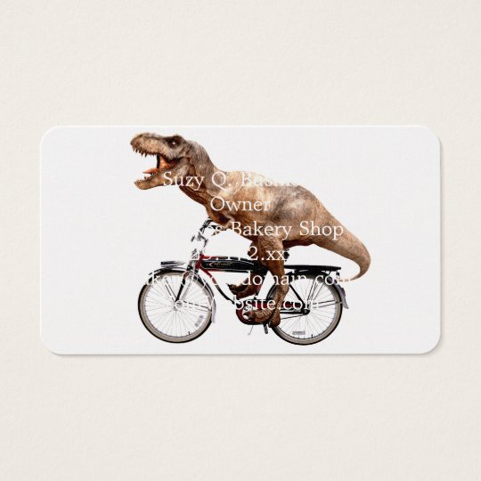 Trex riding bike business card
