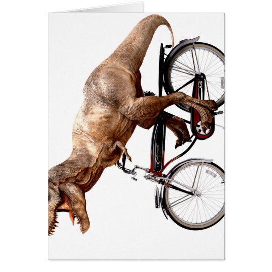 Trex riding bike card