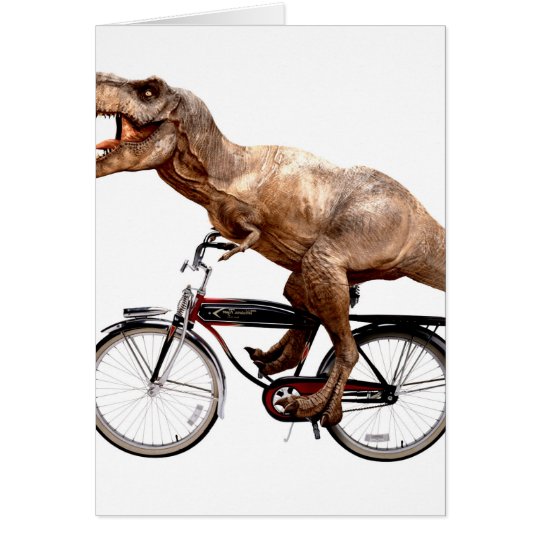 Trex riding bike card
