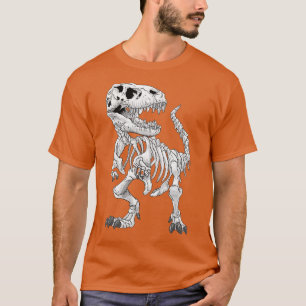 TRex Skeleton Dino bones paleontologist Fossil T-Shirt