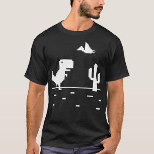 TRex TRex Geek Dinosaur Pixel Art Bad Internet Con T-Shirt