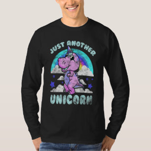 Trex Unicorn Inspired Ice Cream Cone Horn Related T-Shirt