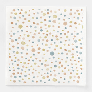Trey Confetti Watercolor Dots Paper Napkin
