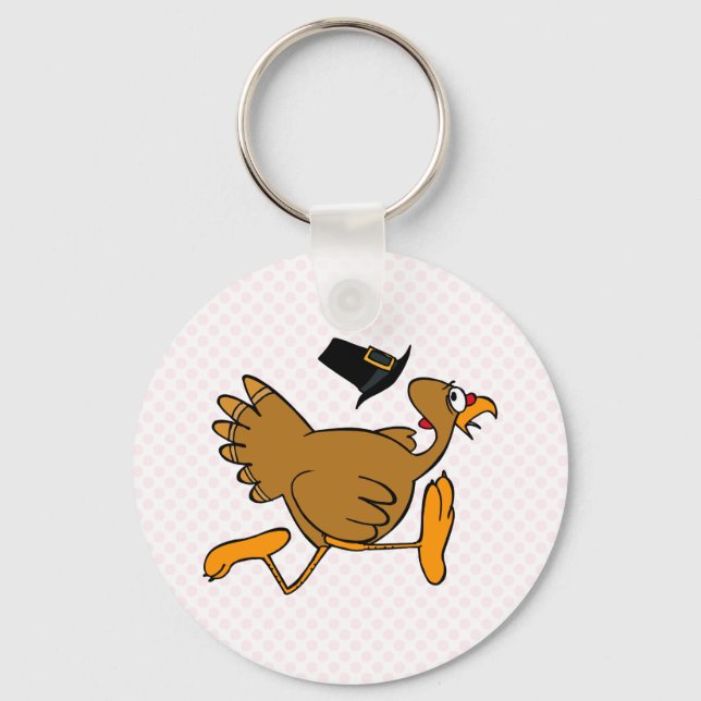 Trey Turkey Keychain (Front)