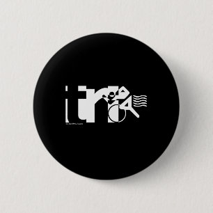 Tri 2 Inch Round Button