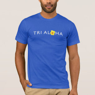Tri Aloha Men's Basic Tshirt - Dark