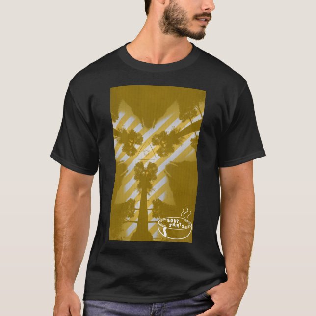 Tri Arbres (Jaune) T-shirt foncé (Devant)
