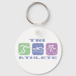 TRI ATHLETE KEYCHAIN
