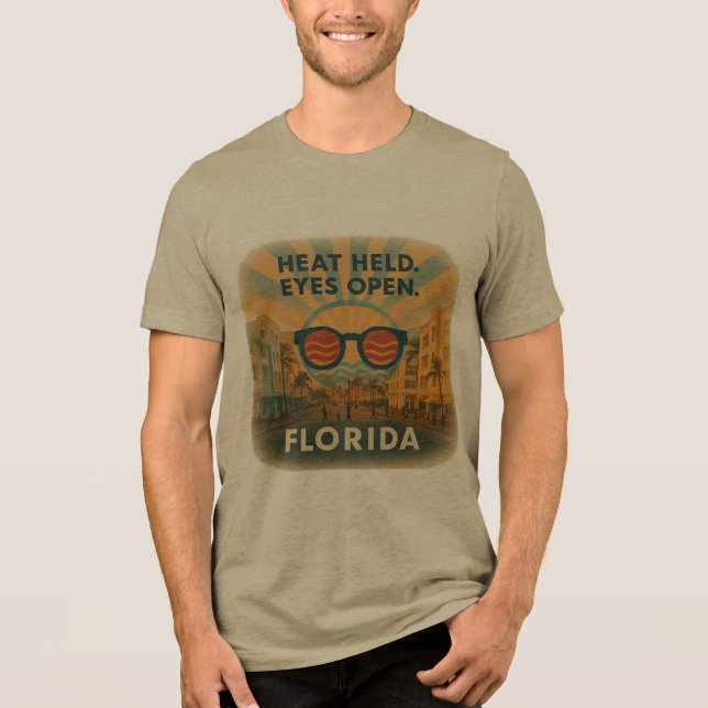 Tri-blend Miami Tee | Soft Hustlewear (Front)